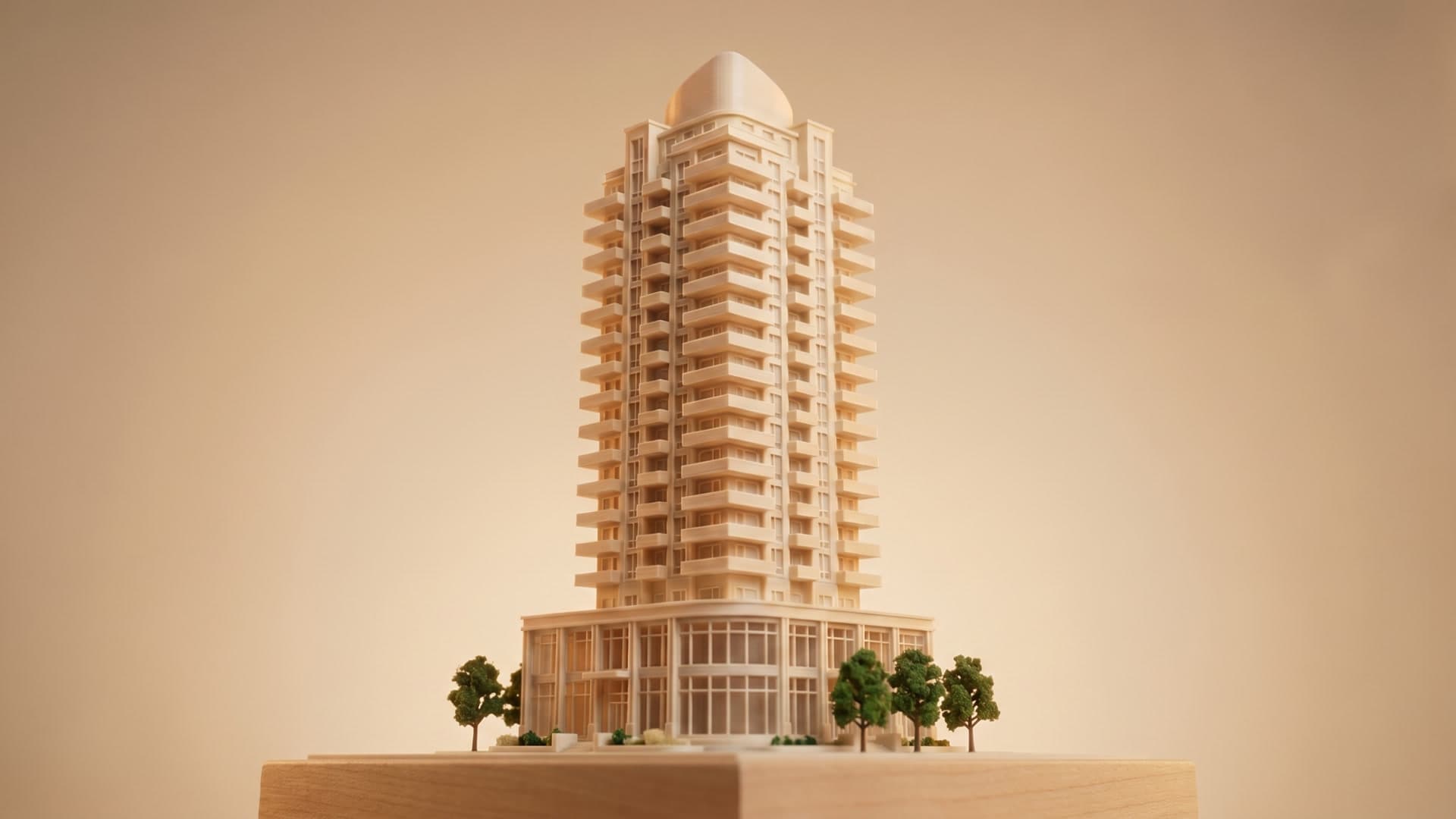 3D-geprinte vastgoedmaquette voor een project in Oss